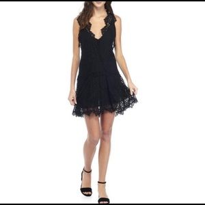 NWT Free People Heart in Two Lace Mini Dress with Slip